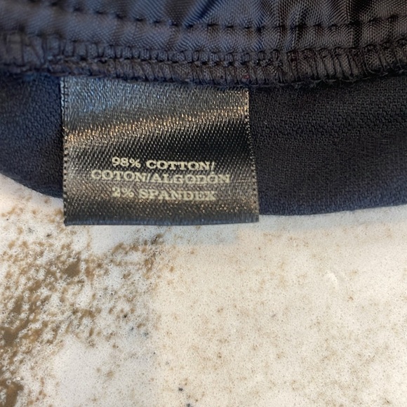 Ann Taylor Petite Modern Velvet Slim Pants Black 12P - Picture 4 of 5